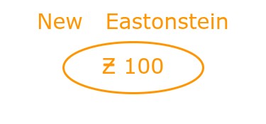 New Eastonstein 100 Planchet Currency Note